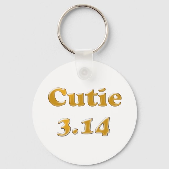 Porte-clés Cutie 3,14 Pi Jour (Recto)