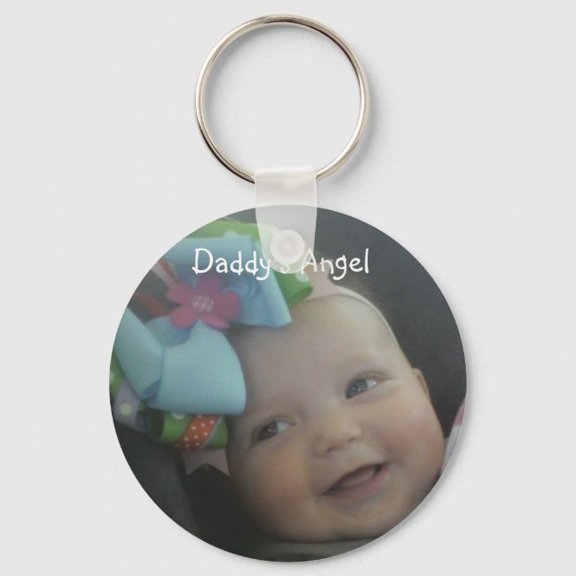 Porte-clés cutiepie, l'ange de papa (Recto)