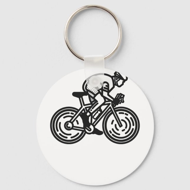 Porte-clés cycliste (Recto)