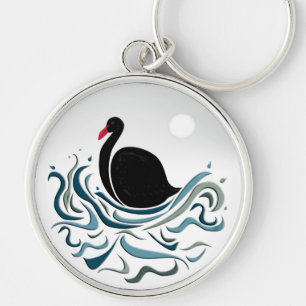 Porte-clés Cygne noir