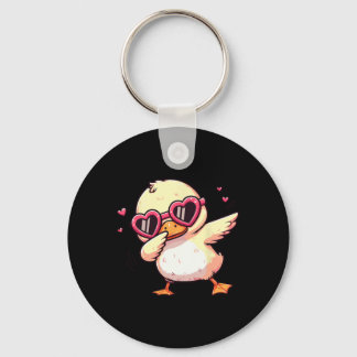 Porte-clés Dabbing Dance Duck Heart Sungles 