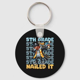 Porte-clés Dabbing Graduation Boy 5e Grade Nail Il Cl De 2