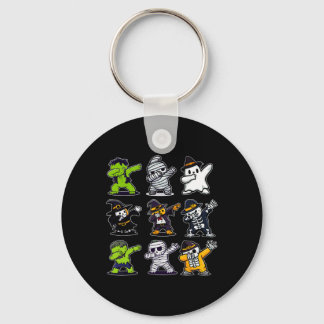 Porte-clés Dabbing Halloween Boys Skeleton Zombie Scary Pumpk