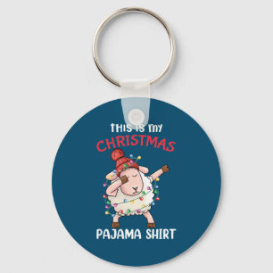 Porte-clés Dabbing Sheva C'Est Mon Pajama De Noël