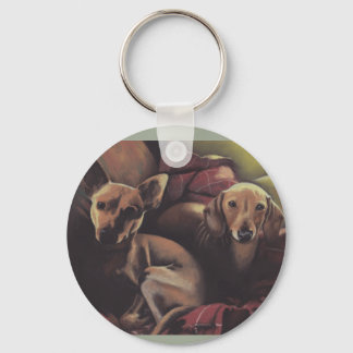 Porte-clés Dachshund et Chihuahua