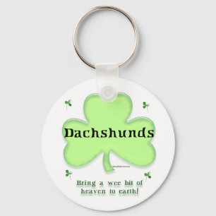 Porte-clés Dachshund Heaven; Saint Patrick's day Dachshund