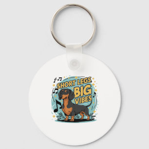 Porte-clés Dachshund Jambes courtes Big Vibes