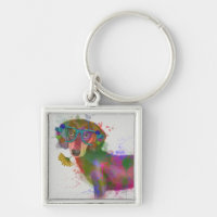 Dachshund & Lunettes Rainbow Splash