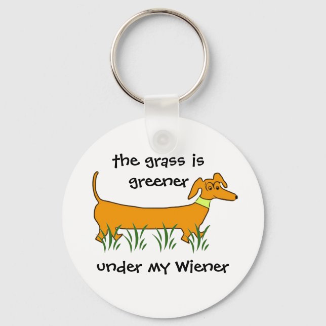 Porte-clés Dachshund Wiener (Recto)