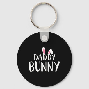 Porte-clés Daddy Bunny Pregnant Pâques Maman jumelée Couple