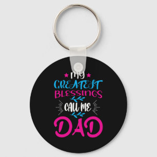 Porte-clés Daddy Cadeau Mes plus grandes bénédictions Appelez