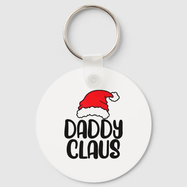 Porte-clés Daddy Claus, Family Matching Christmas Father Men  (Recto)