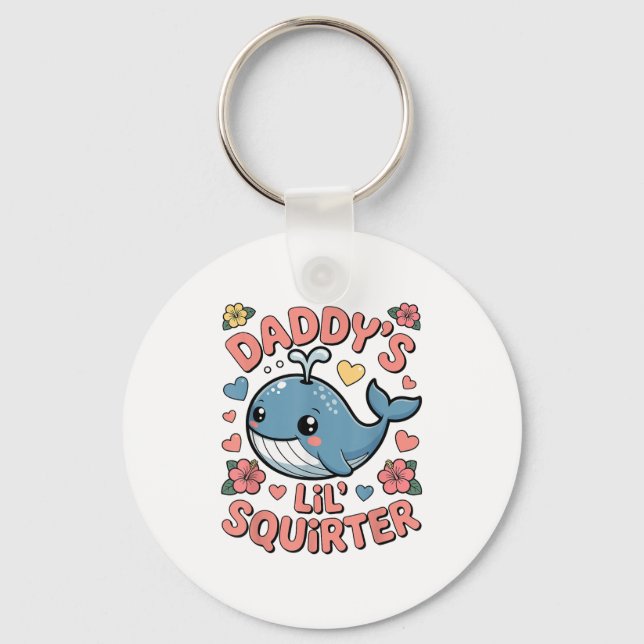 Porte-clés Daddy Lil Squirter Drôle Humo Adulte Inapproprié (Recto)