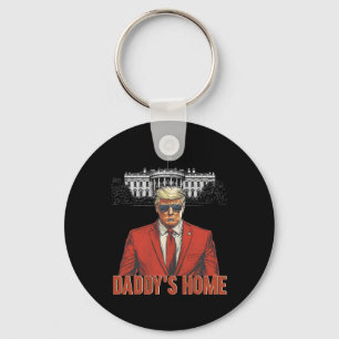 Porte-clés Daddys Home Maison Blanche Trump 2024