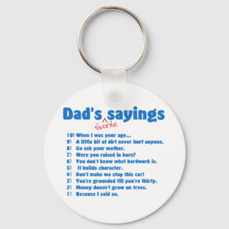 Porte-clés Dads porte - clé de paroles préférées