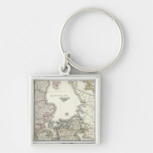 Porte-clés Daenemark, île - Danemark, Islande