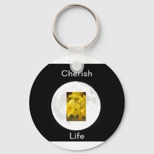 Porte-clés Daffodique de fleur