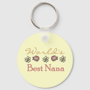 Porte-clés Daisées et Mondes Rose Best Nana
