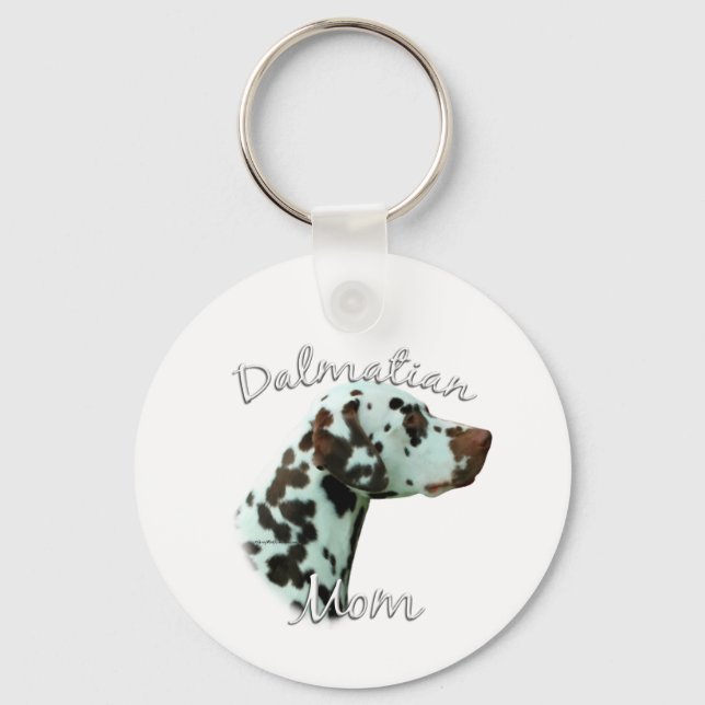 Porte-clés Dalmatien (foie) Maman 2 (Recto)