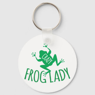 Porte-clés Dame de la grenouille folle