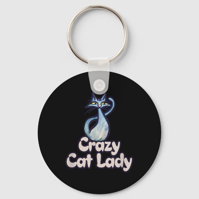 Porte-clés Dame du Crazy Cat (Recto)