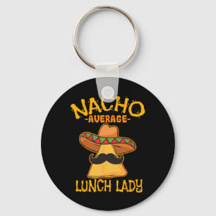 Porte-clés Dame du déjeuner moyenne nacho cuisinier mexicain