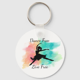 Porte-clés Dance Free Live Free Dance Keychain