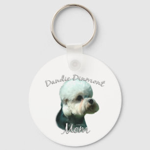 Porte-clés Dandie Dinmont Terrier Maman 2