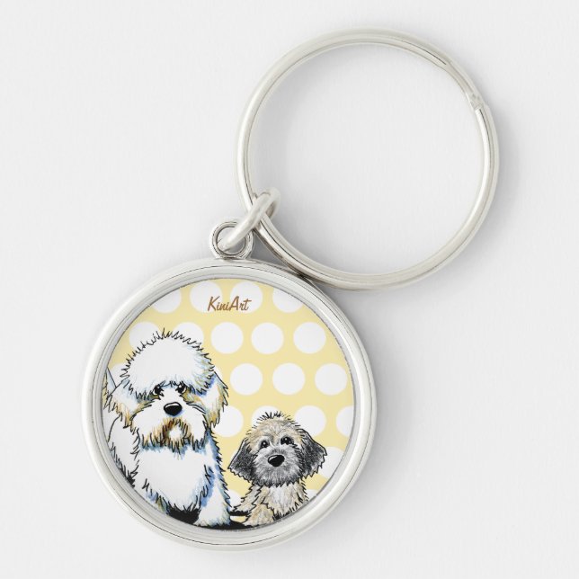 Porte-clés Dandie Dinmont Terriers Porte - clé (Devant)