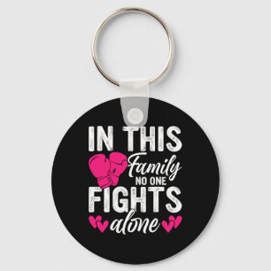 Porte-clés Dans Cette Famille, Personne Ne Lutte Seul Cancer 