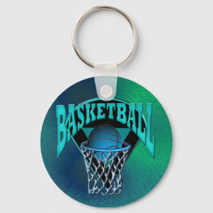 Porte-clés Dans le basket-ball et le panneau arrière de