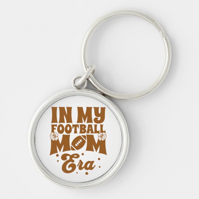 Porte-clés Dans Mon Era Maman De Football (Devant)