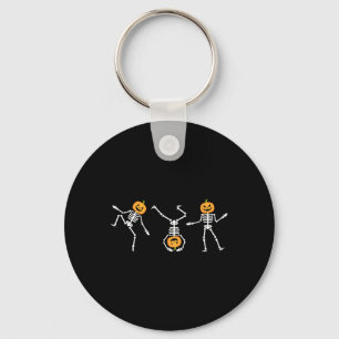 Porte-clés Dansant amusant Squelette Halloween Citrouille Ske