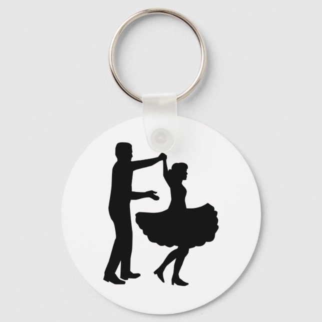 Porte-clés Danse carré (Recto)