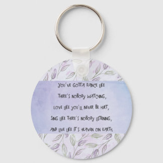 Porte-clés Danse comme personne ne regarde