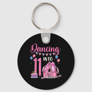 Porte-clés Danse Dans 11e Anniversaire Ballerina Ballet 11 an