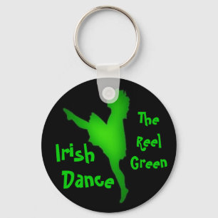 Porte-clés Danse d'Irlandais… le vert de bobine