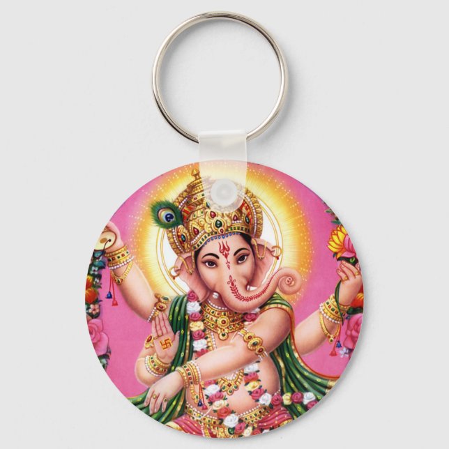 Porte-clés Danse Lord Ganesha (Recto)