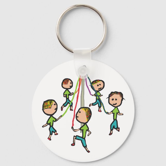 Porte-clés Danse Maypole (Recto)