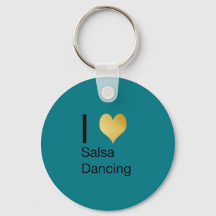 Porte-clés Danse par espièglerie élégante de Salsa de coeu