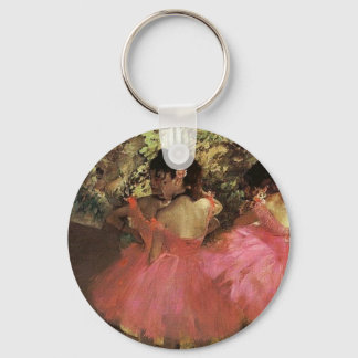 Porte-clés Danseurs en rose par Edgar Degas Porte - clé