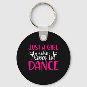 Porte-clés Danseurs Juste Une Fille Qui Aime Danser Ballerina