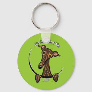 Porte-clés Dark Brindle Greyhound IAAM