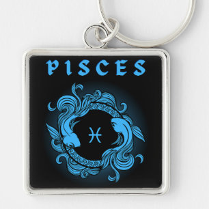 Porte-clés Dark Zodiac - Poissons Art de l'Astrologie Médié