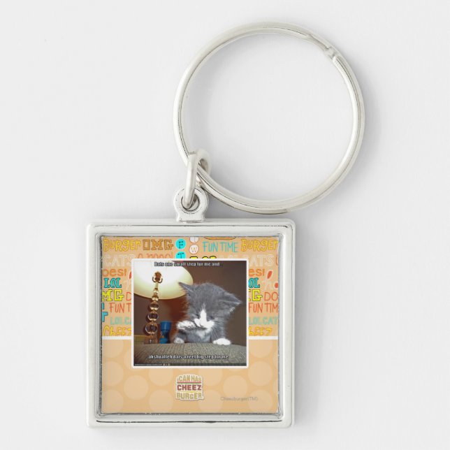 Porte-clés Dats une petite fourrure d'étape je (Devant)