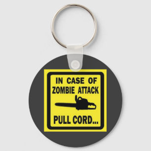 PORTE-CLÉS D'ATTAQUE DE ZOMBI