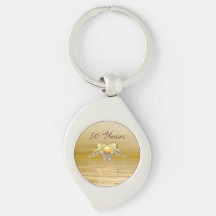 Porte-clés Dauphins et Coeur du Golden Anniversaire