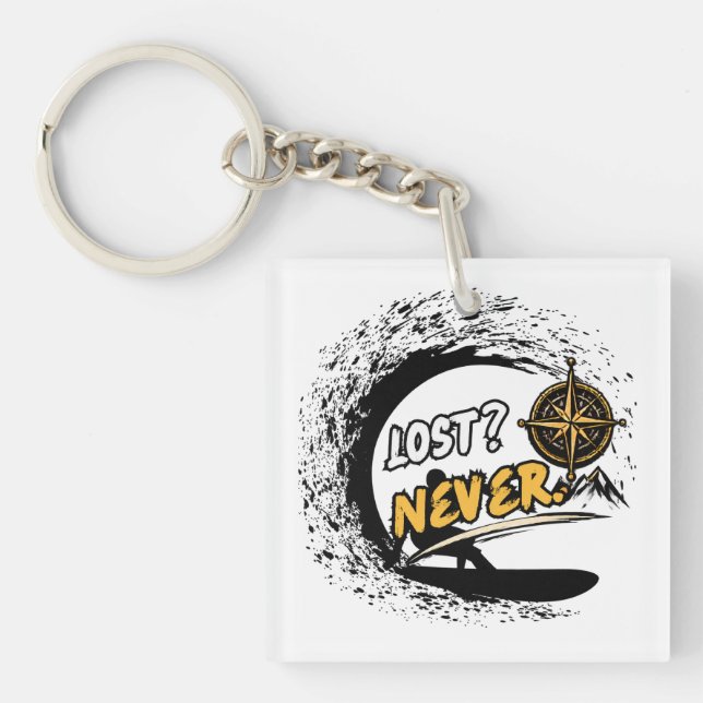 Porte-clés d'aventure Never Lost (Devant)