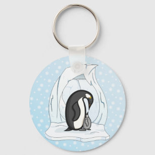 Porte-clés Davin et Annie le Porte - clé des pingouins