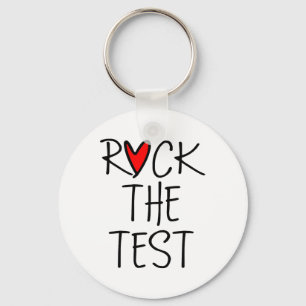 Porte-clés Day Rock The Test Teacher Test Day Funny Teache